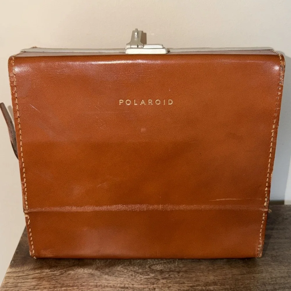 Polaroid Land‎ Camera Model 80b Highlander Complete Case &  Original Paperwork